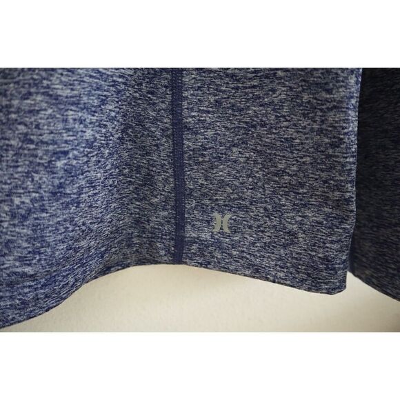 Hurley HA32KT000 Women's Sz Medium Blue Depths Heathered L/S Trail Tee Shirt - Picture 5 of 7